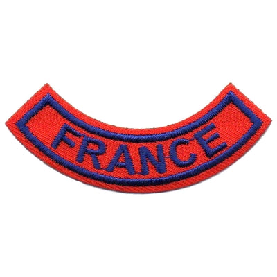 12 Pieces Scout fun patch - France Rocker Patch