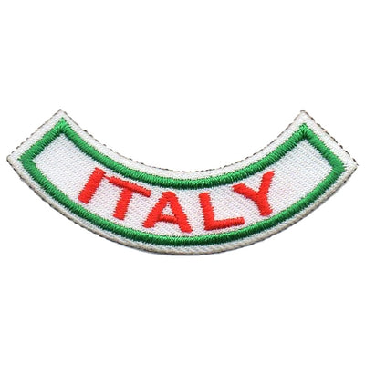 12 Pieces Scout fun patch - Italy Rocker Patch