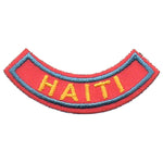 12 Pieces Scout fun patch - Haiti Rocker Patch