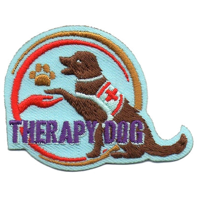 12 Pieces-Therapy Dog Patch-Free shipping