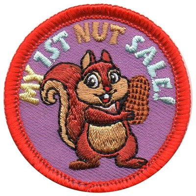 12 Pieces-My 1st Nut Sale Patch-Free shipping