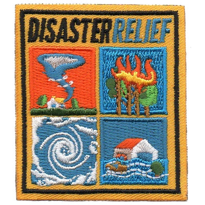 12 Pieces-Disaster Relief Patch-Free shipping