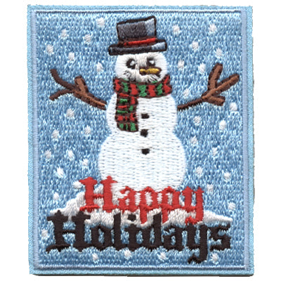 12 Pieces-Happy Holidays Patch-Free shipping