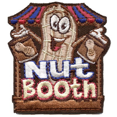 12 Pieces-Nut Booth Patch-Free shipping