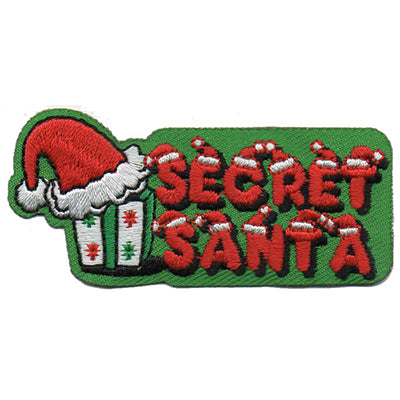 12 Pieces-Secret Santa Patch-Free shipping