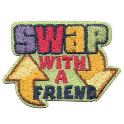 12 Pieces-Swap With A Friend Patch-Free shipping