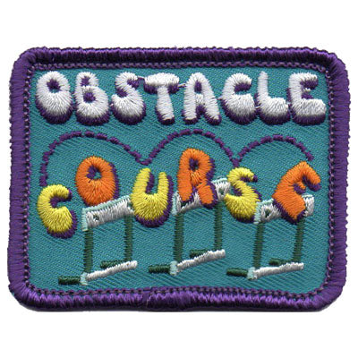 12 Pieces-Obstacle Course Patch-Free shipping