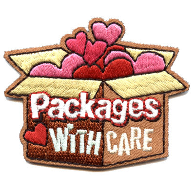 12 Pieces-Packages With Care Patch-Free shipping