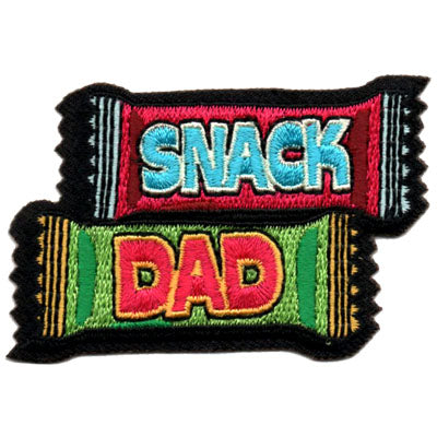12 Pieces-Snack Dad Patch-Free shipping