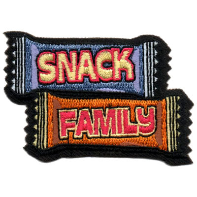 12 Pieces-Snack Family Patch-Free shipping