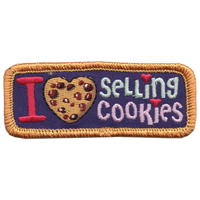 12 Pieces-I Love Selling Cookies Patch-Free shipping