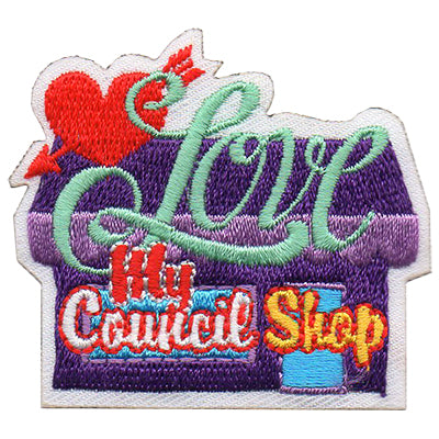 12 Pieces-Love My Council Shop Patch-Free shipping