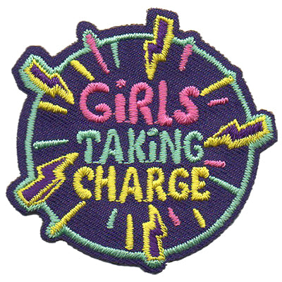 12 Pieces-Girls Taking Charge Patch-Free shipping