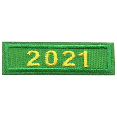 2021 Green Year Bar Patch