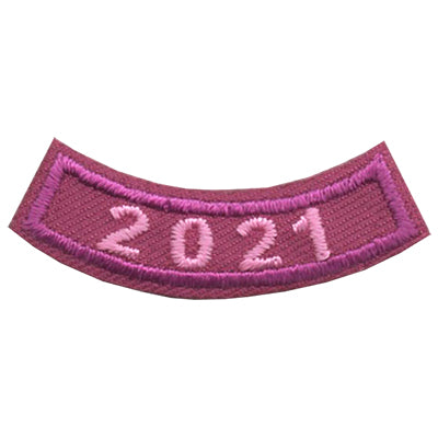 2021 Purple Year Rocker Patch