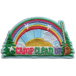 12 Pieces - Camp Clean Up Patch - Free shipping