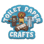 12 Pieces-Toilet Paper Tube Crafts Patch-Free shipping