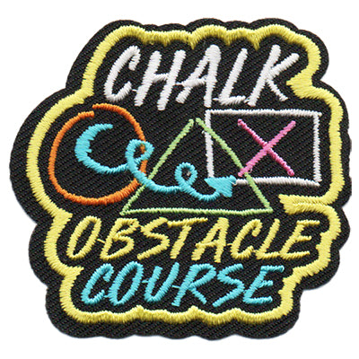 Chalk Obstacle Course Patch