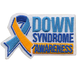 12 Pieces-Down Syndrome Awareness Patch-Free shipping