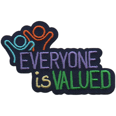 12 Pieces-Everyone is Valued Patch-Free shipping