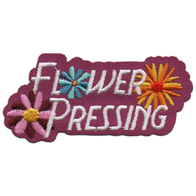 12 Pieces-Flower Pressing Patch-Free shipping