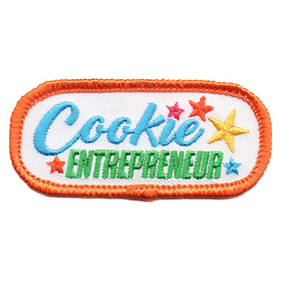 12 Pieces-Cookie Entrepreneur Patch-Free shipping