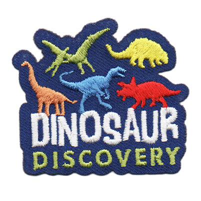 12 Pieces-Dinosaur Discovery Patch-Free shipping