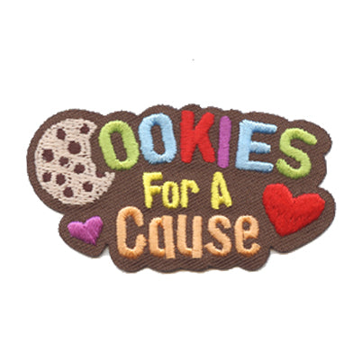 12 Pieces-Cookies for a Cause Patch-Free shipping