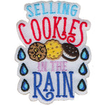 12 Pieces-Selling Cookies In The Rain-Free shipping