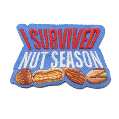 12 Pieces-I Survived Nut Season Patch-Free shipping