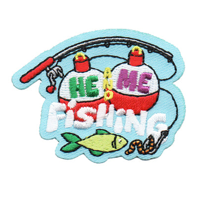 He and Me Fishing Patch