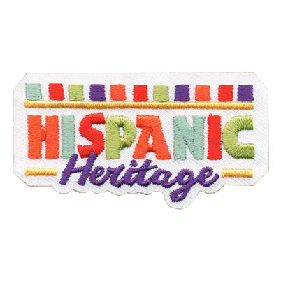 12 Pieces-Hispanic Heritage Patch-Free shipping