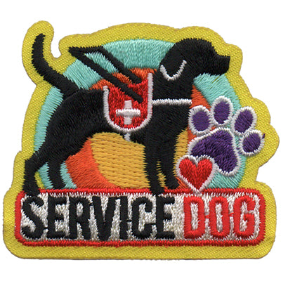 12 Pieces-Service Dog Patch-Free shipping