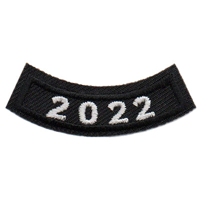 2022 Black Year Rocker Patch