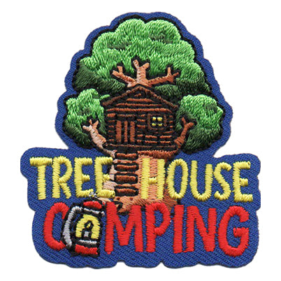 12 Pieces-Tree House Camping Patch-Free shipping