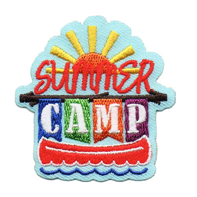 12 Pieces-Summer Camp Patch-Free shipping