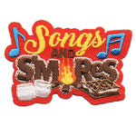 12 Pieces-Songs and S'mores Patch-Free shipping