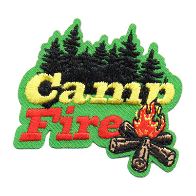 12 Pieces-Camp Fire Patch-Free shipping