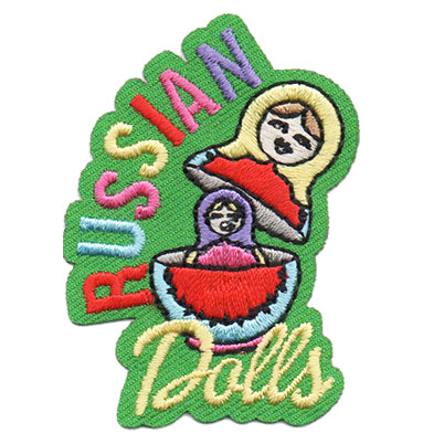 12 Pieces-Russian Dolls Patch-Free shipping