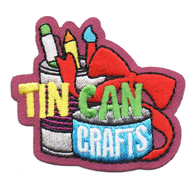 12 Pieces-Tin Can Crafts Patch-Free shipping