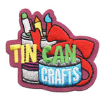 12 Pieces-Tin Can Crafts Patch-Free shipping