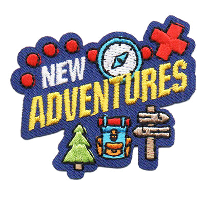12 Pieces - New Adventures Patch - Free Shipping