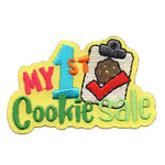 12 Pieces-My 1st Cookie Sale Patch-Free shipping
