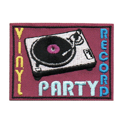 Vinyl Record Party Patch