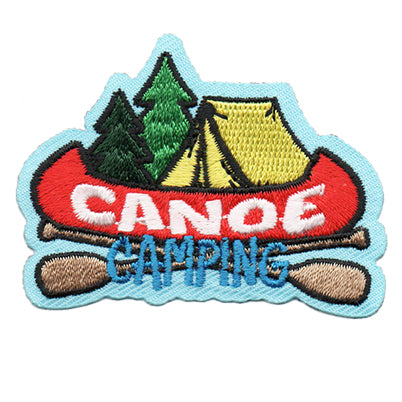 12 Pieces - Canoe Camping Patch - Free shipping
