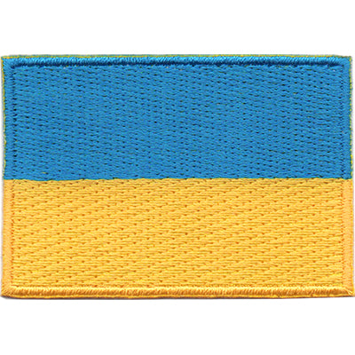 12 Pieces-Ukrainian Flag Patch-Free shipping