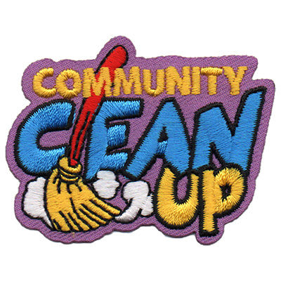 12 Pieces-Community Clean Up Patch-Free shipping