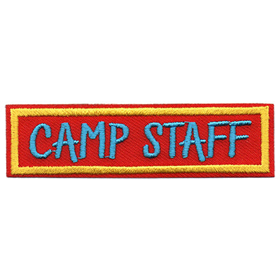 12 Pieces-Camp Staff Patch-Free shipping