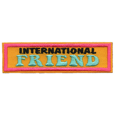 International Friend Patch