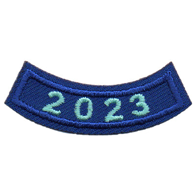 2023 Blue Year Rocker Patch